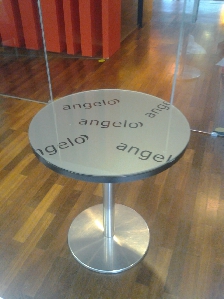 Hotel Angelo - polepy na stoly - 